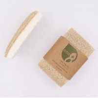 Customized Natural Biodegradable Wood Pulp Cotton Loofah Dish Sponge Cleaning Tool Kitchen Cellulose Sponge